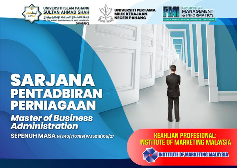 SARJANA PENTADBIRAN PERNIAGAAN (N/340/7/0789) (05/27) (PA15018)