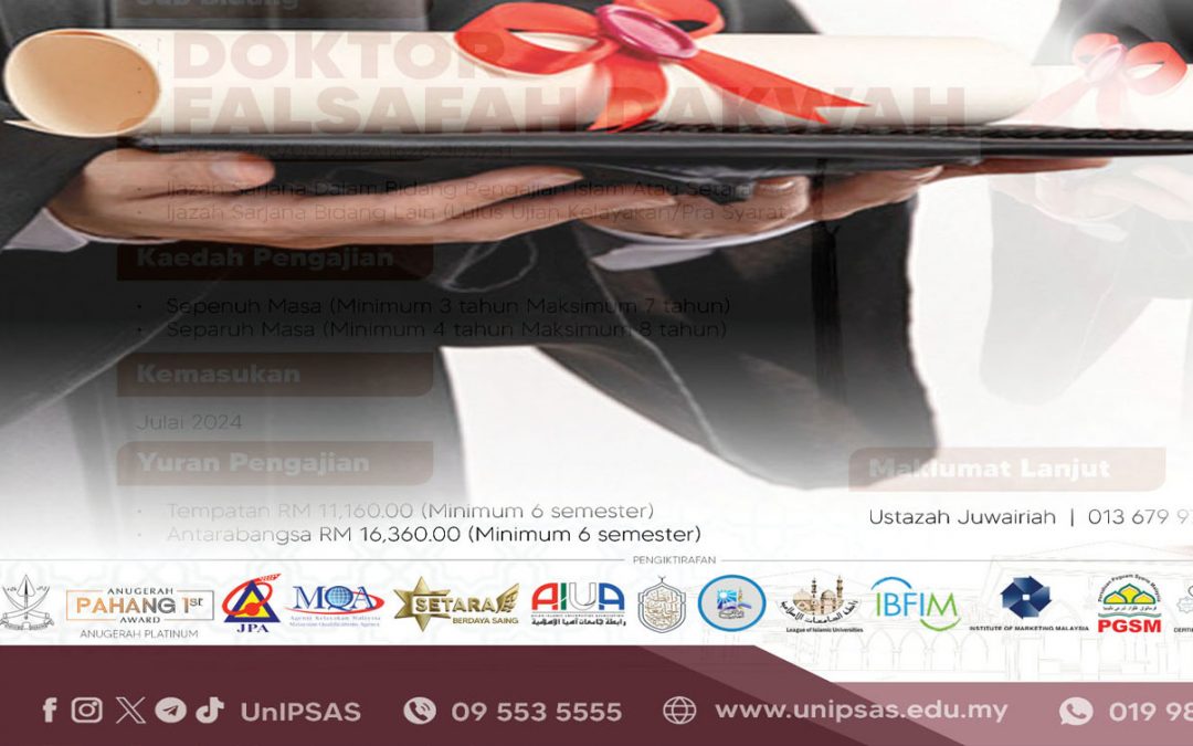 DOKTOR FALSAFAH DAKWAH (N/0224/8/0012) (03/31) (PA16269)